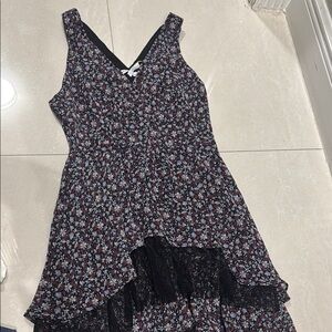 BCBGeneration Black Floral Dress